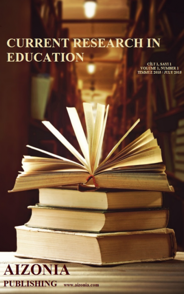 Current Research in Education Volume 1 Issue 1