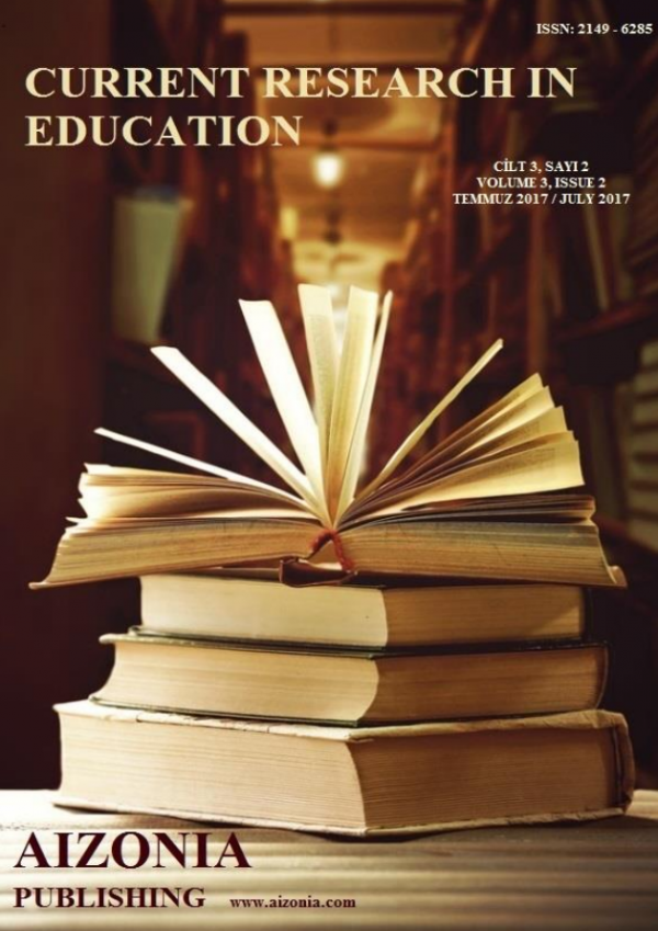 Current Research in Education Volume 3 Issue 2