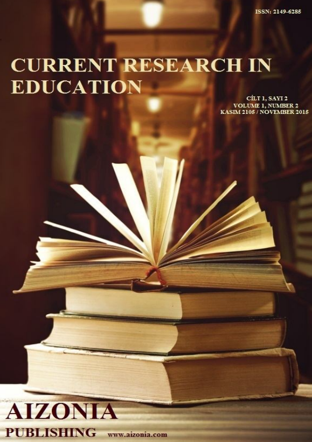 Current Research in Education Volume 1 Issue 2